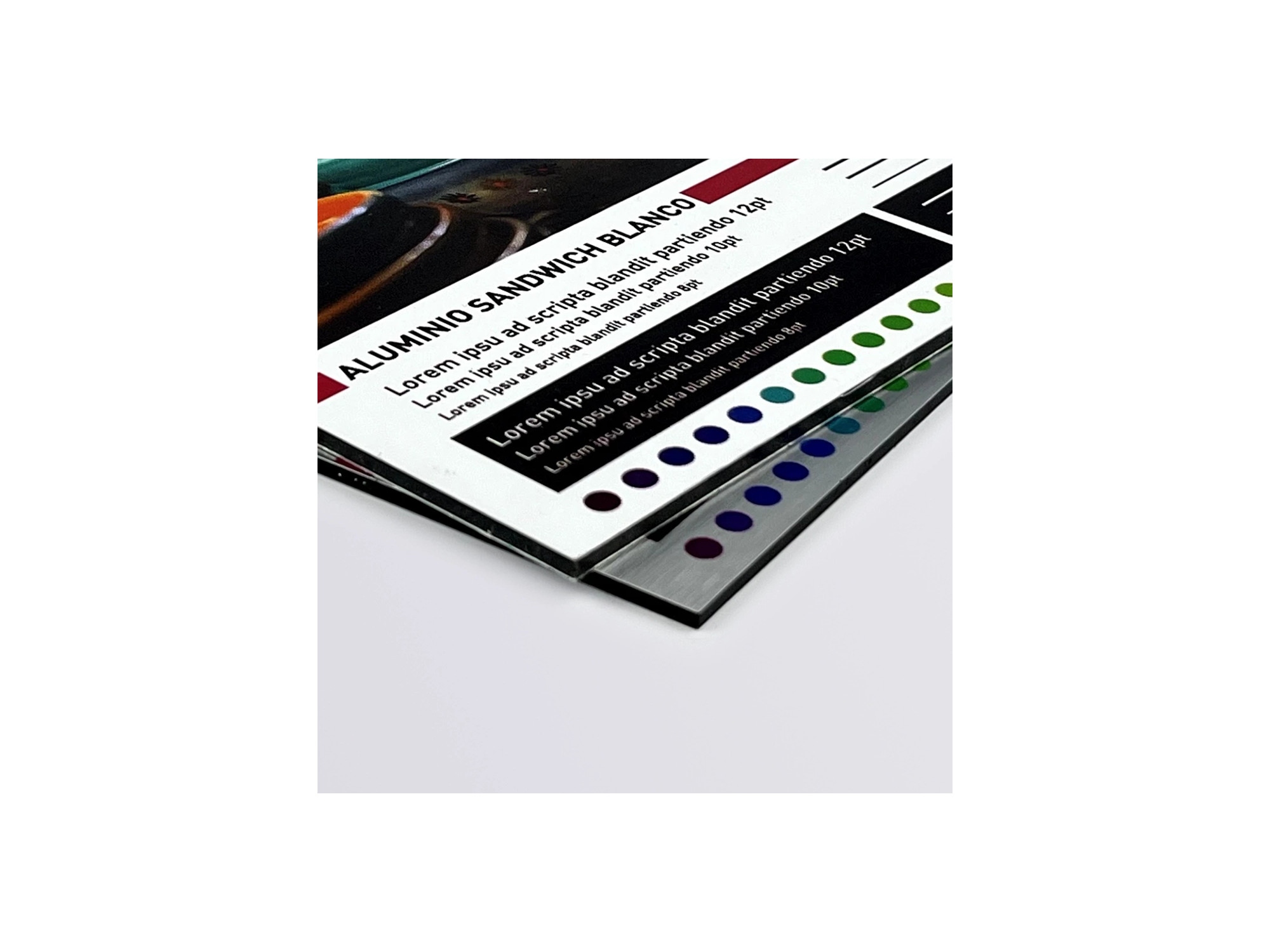 Impresión en aluminio Dibond para carteles, rótulos y señalética profesional