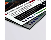 Impresión en aluminio Dibond para carteles, rótulos y señalética profesional