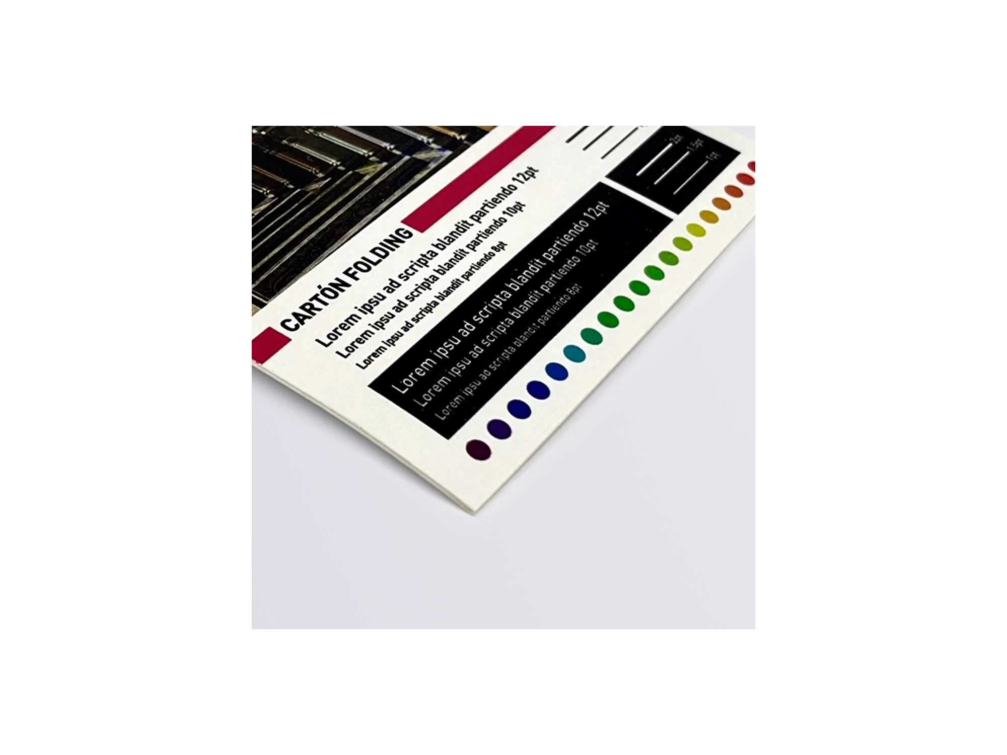 Impresión en cartón folding para packaging, PLV y piezas promocionales