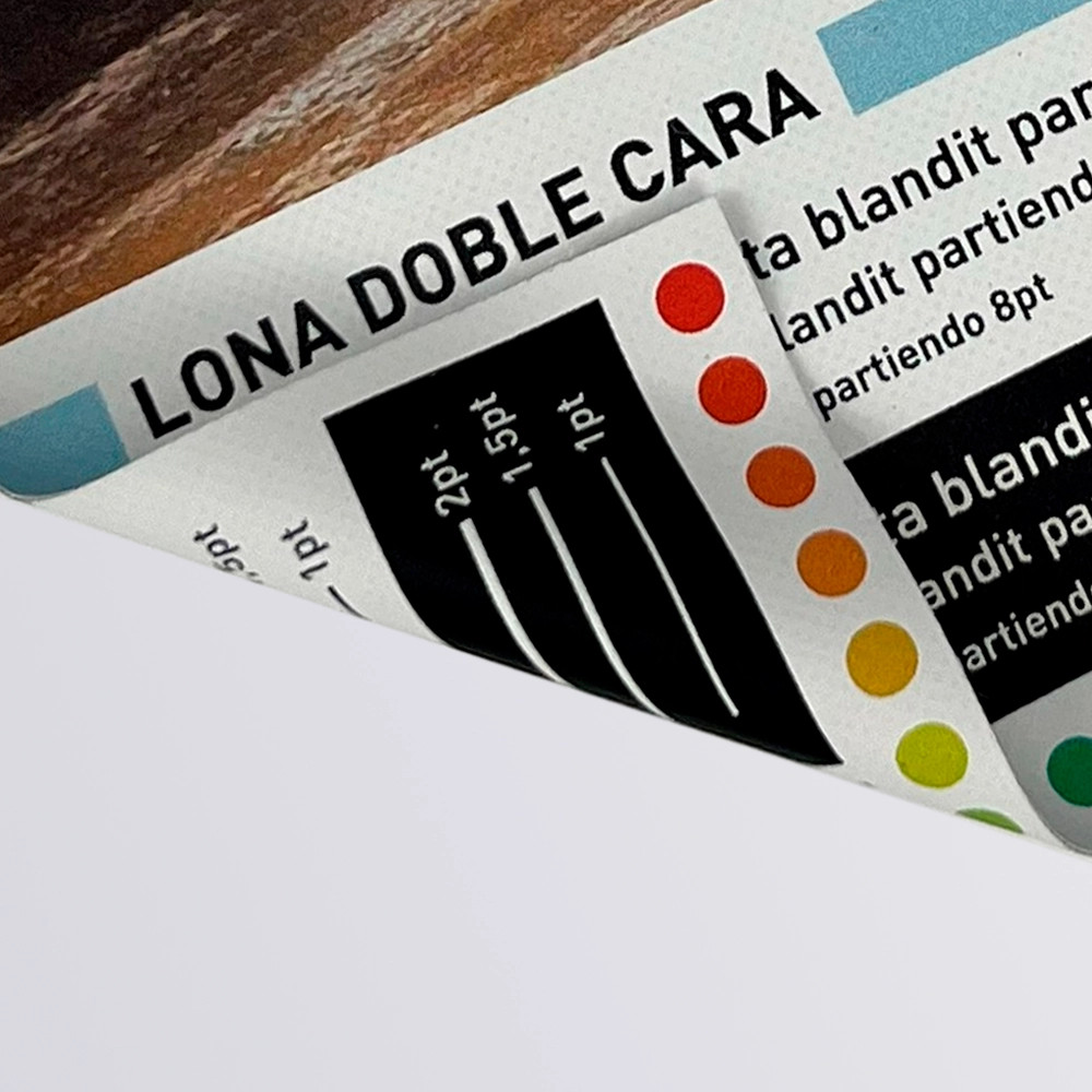Lona doble cara de 510 gr
