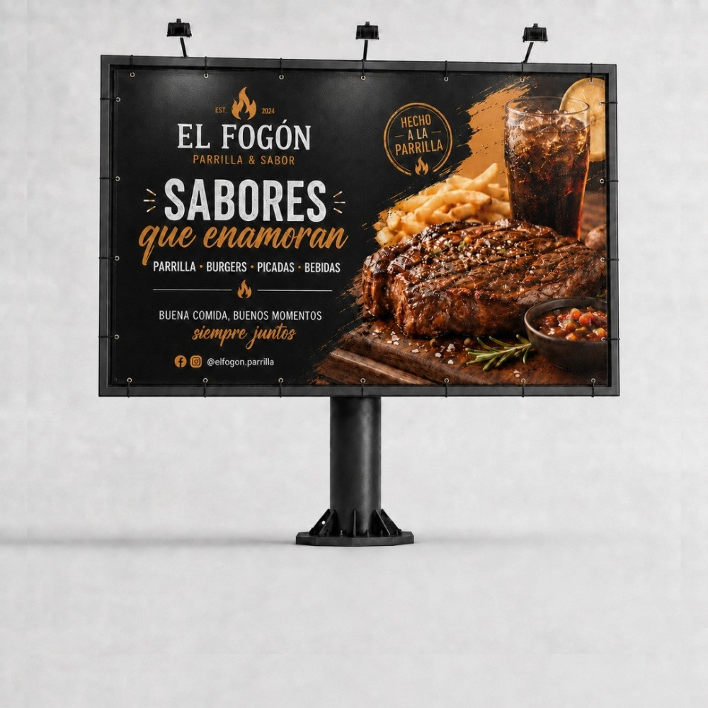 Vallas publicitarias en lona