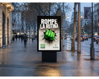 mupi con sobreimpresion