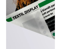 Impresión en textil display