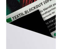 Impresión textil trasera opaca