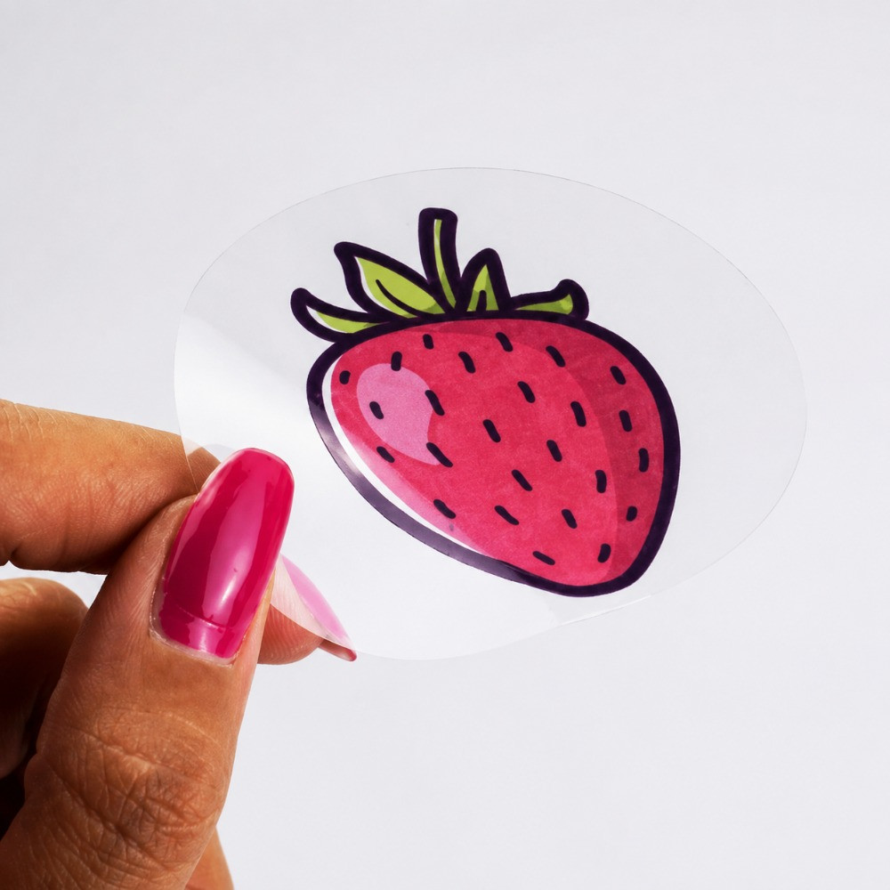 Pegatinas transparentes