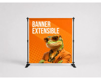 Photocall extensible personalizado con gráfica impresa
