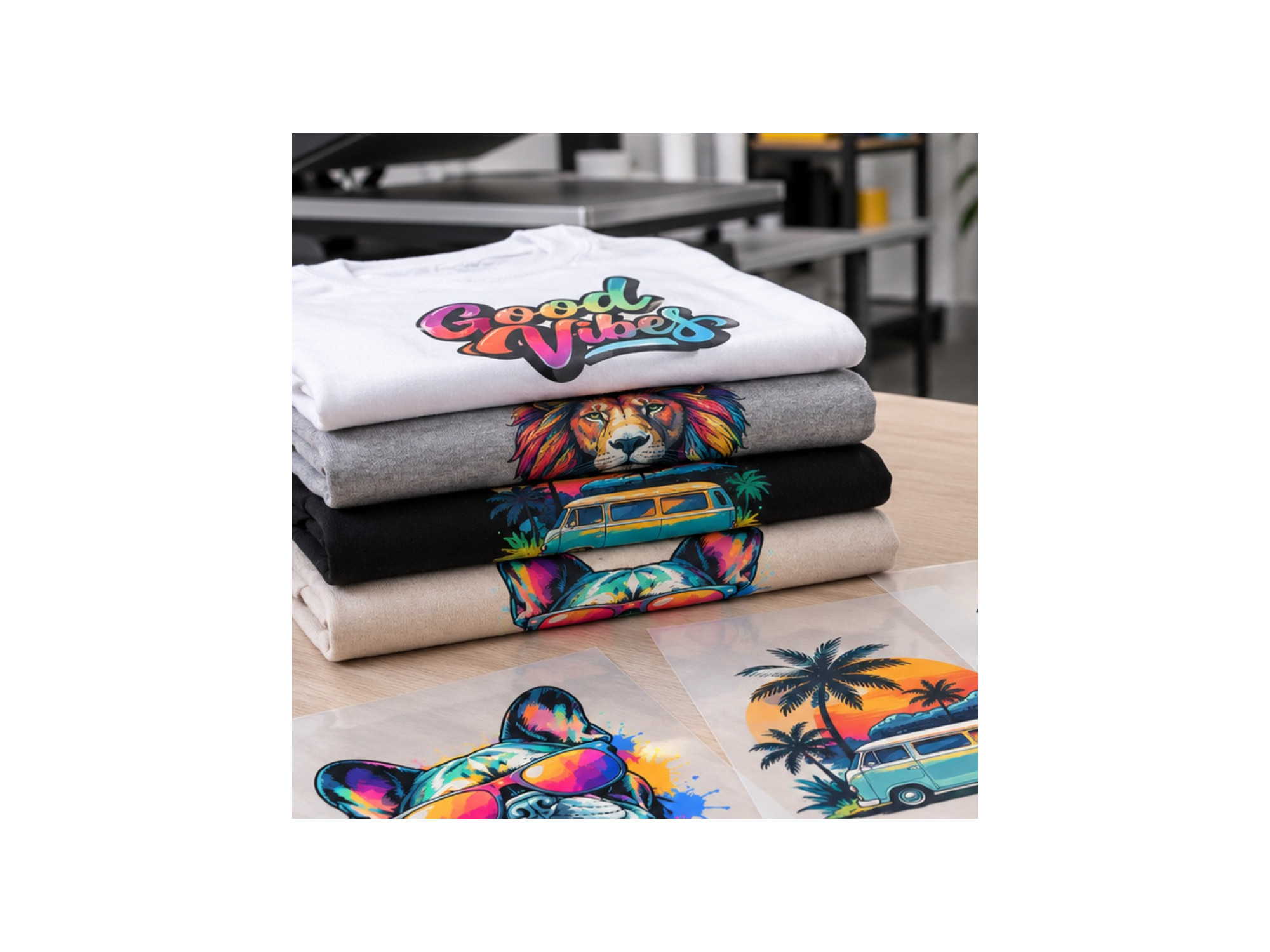 DTF por metros para camisetas, sudaderas y ropa personalizada
