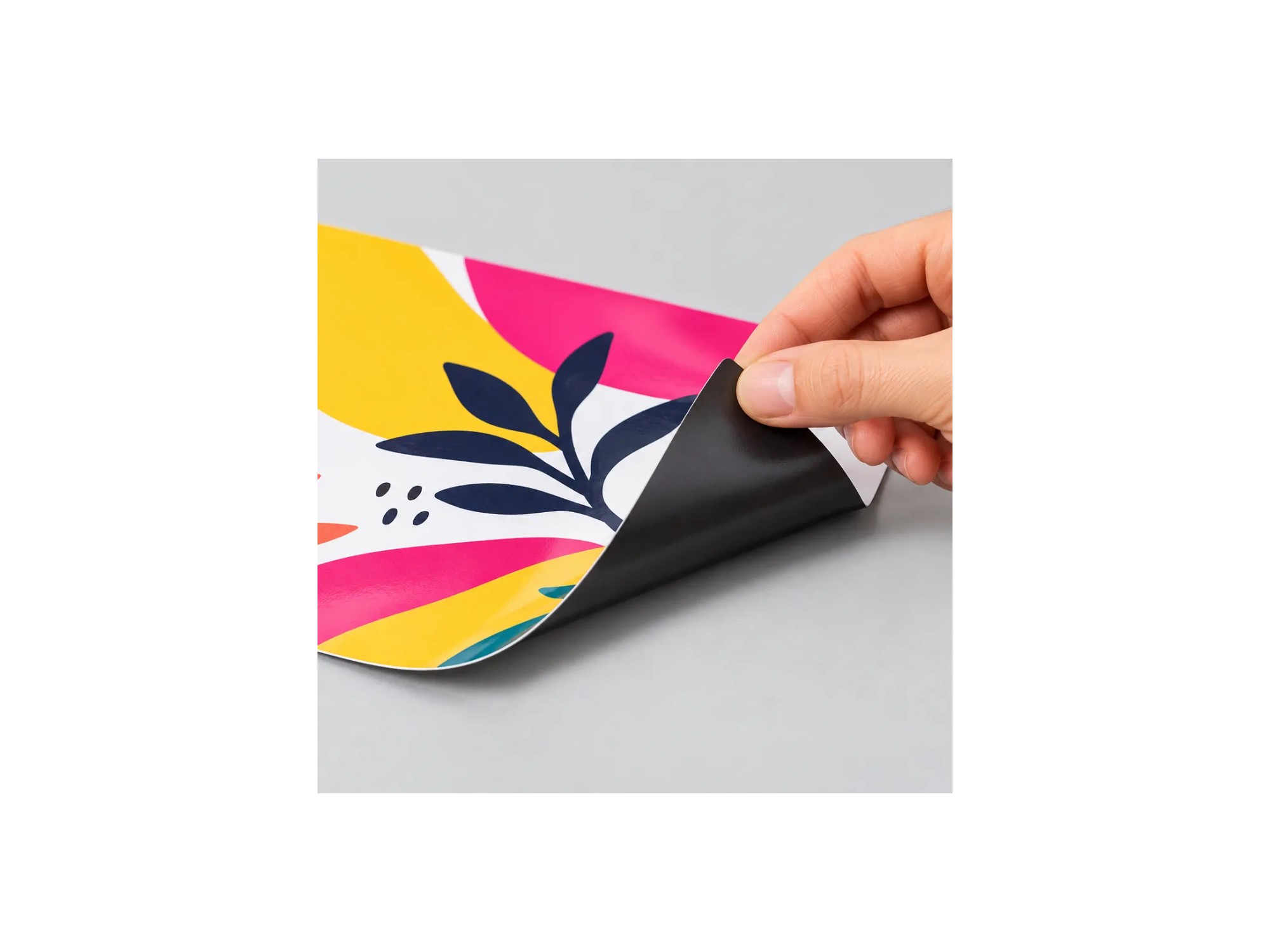 PVC imantado personalizado con impresión a color para publicidad y rotulación