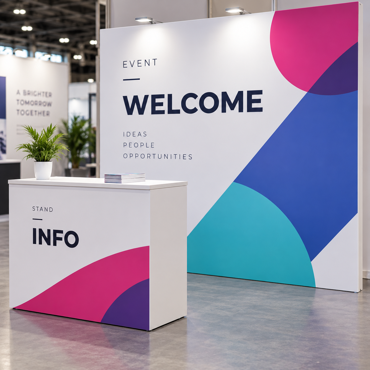 Paneles rígidos impresos para eventos, ferias, exposiciones y stands